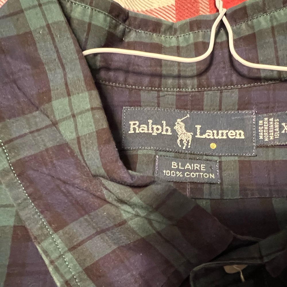 Polo by Ralph Lauren Men’s Plaid Shirt Sz. XL - Picture 3 of 3